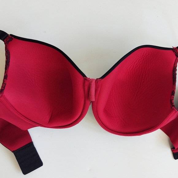 Soma Vanishing Back Full Coverage Lace Trim Underwire Bra 36DDD - Picture 7 of 11